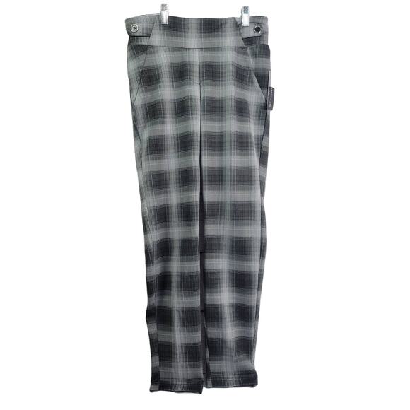 SOHO Black and White Plaid Pants Women's Size M NWT - Picture 1 of 9